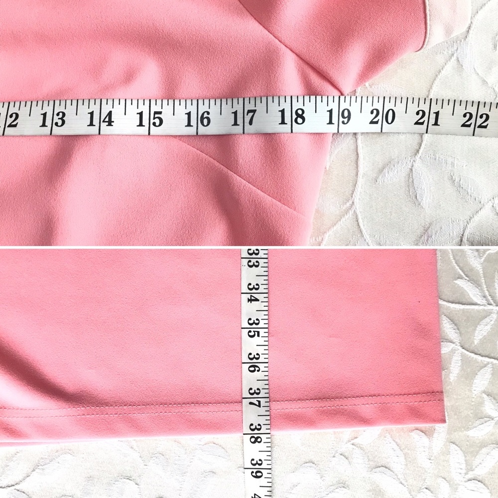 ๐ Sharagano New York Womens Dress size 10 Pale Pink Short Sleeve Shift NWT NEW - Picture 7 of 8